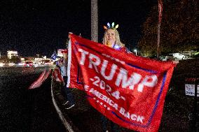 Trump Supporters Celebrate Election Win - Virginia