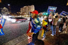 Trump Supporters Celebrate Election Win - Virginia