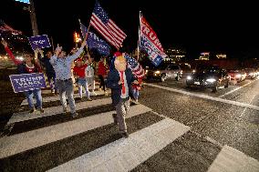 Trump Supporters Celebrate Election Win - Virginia