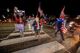 Trump Supporters Celebrate Election Win - Virginia