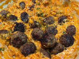 Preparation Of Beef Malai Kofta Curry