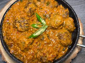 Preparation Of Beef Malai Kofta Curry