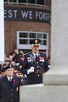 Remembrance Day Ceremonies In Brampton, Canada