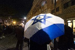 Demonstration Against Anti-semitic Violence In Rome