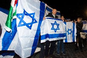 Demonstration Against Anti-semitic Violence In Rome