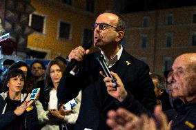 Demonstration Against Anti-semitic Violence In Rome