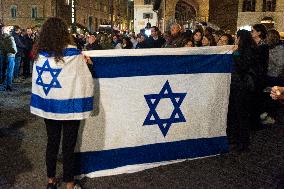 Demonstration Against Anti-semitic Violence In Rome