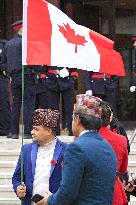 Remembrance Day Ceremonies In Brampton, Canada