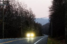 Wildfires Along The New York And New Jersey Border