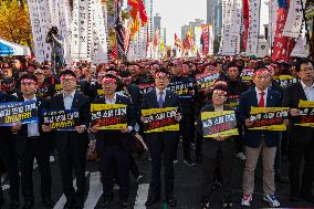 Hundreds Of Farmers Rally In Yeouido Demanding Agricultural Reform