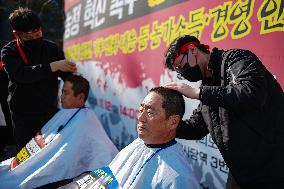 Hundreds Of Farmers Rally In Yeouido Demanding Agricultural Reform