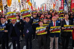 Hundreds Of Farmers Rally In Yeouido Demanding Agricultural Reform