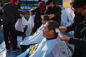 Hundreds Of Farmers Rally In Yeouido Demanding Agricultural Reform