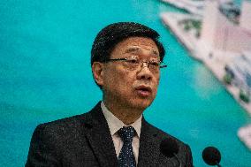 Hong Kong Chief Executive Before Exco Meeting