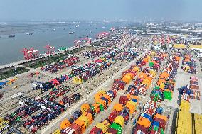 Longtan Port area of Nanjing Port