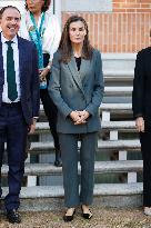 Queen Letizia In Audience - Madrid