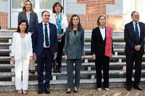 Queen Letizia In Audience - Madrid