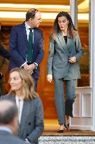 Queen Letizia In Audience - Madrid