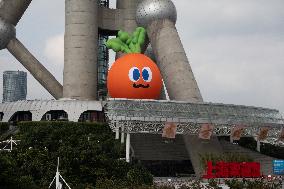 SKY MOJO EXPO Landing on the Oriental Pearl Tower