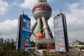 SKY MOJO EXPO Landing on the Oriental Pearl Tower