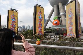 SKY MOJO EXPO Landing on the Oriental Pearl Tower