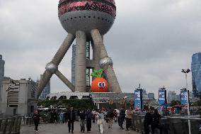 SKY MOJO EXPO Landing on the Oriental Pearl Tower