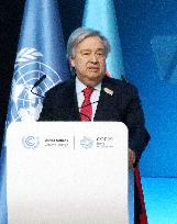 U.N. chief Guterres at COP29