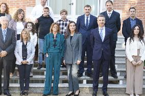 Queen Letizia In Audience - Madrid