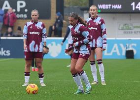 West Ham United Women and Leicester City Women - Barclays FA Women's Spuer League