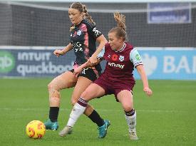 West Ham United Women and Leicester City Women - Barclays FA Women's Spuer League