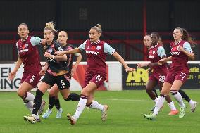 West Ham United Women and Leicester City Women - Barclays FA Women's Spuer League