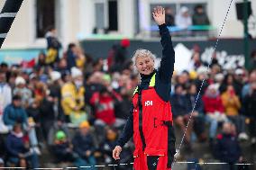 Skippers Pass Through the Channel Before the Start of The Vendee Globe 2024