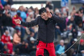 Skippers Pass Through the Channel Before the Start of The Vendee Globe 2024