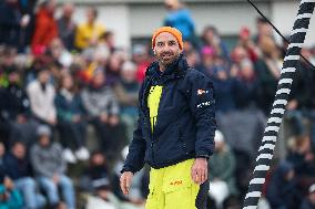 Skippers Pass Through the Channel Before the Start of The Vendee Globe 2024