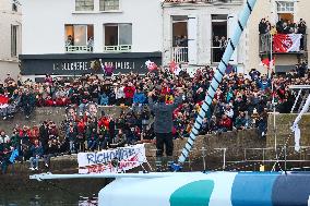 Skippers Pass Through the Channel Before the Start of The Vendee Globe 2024