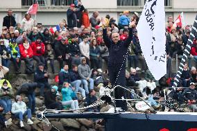 Skippers Pass Through the Channel Before the Start of The Vendee Globe 2024