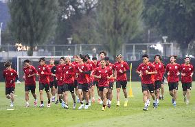 Football: Japan ahead of World Cup qualifier