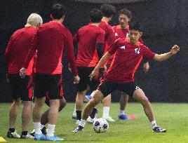 Football: Japan ahead of World Cup qualifier