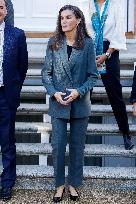 Queen Letizia In Audience - Madrid