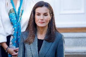 Queen Letizia In Audience - Madrid