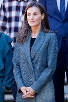 Queen Letizia In Audience - Madrid