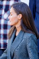 Queen Letizia In Audience - Madrid