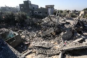 Israeli Airstrike In Gaza, Palestine