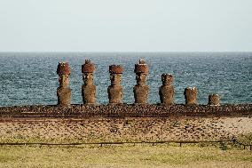 Moai Of Rapa Nui, Easter Island