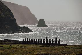 Moai Of Rapa Nui, Easter Island