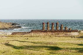 Moai Of Rapa Nui, Easter Island