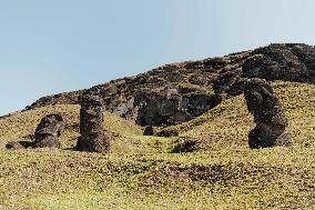 Moai Of Rapa Nui, Easter Island