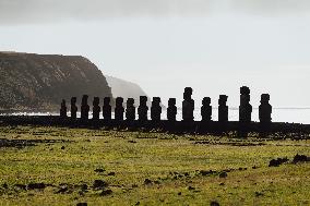 Moai Of Rapa Nui, Easter Island