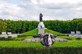 Soviet War Memorial In Treptower Park In Berlin