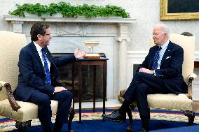 Joe Biden meets with Isaac Herzog - Washington